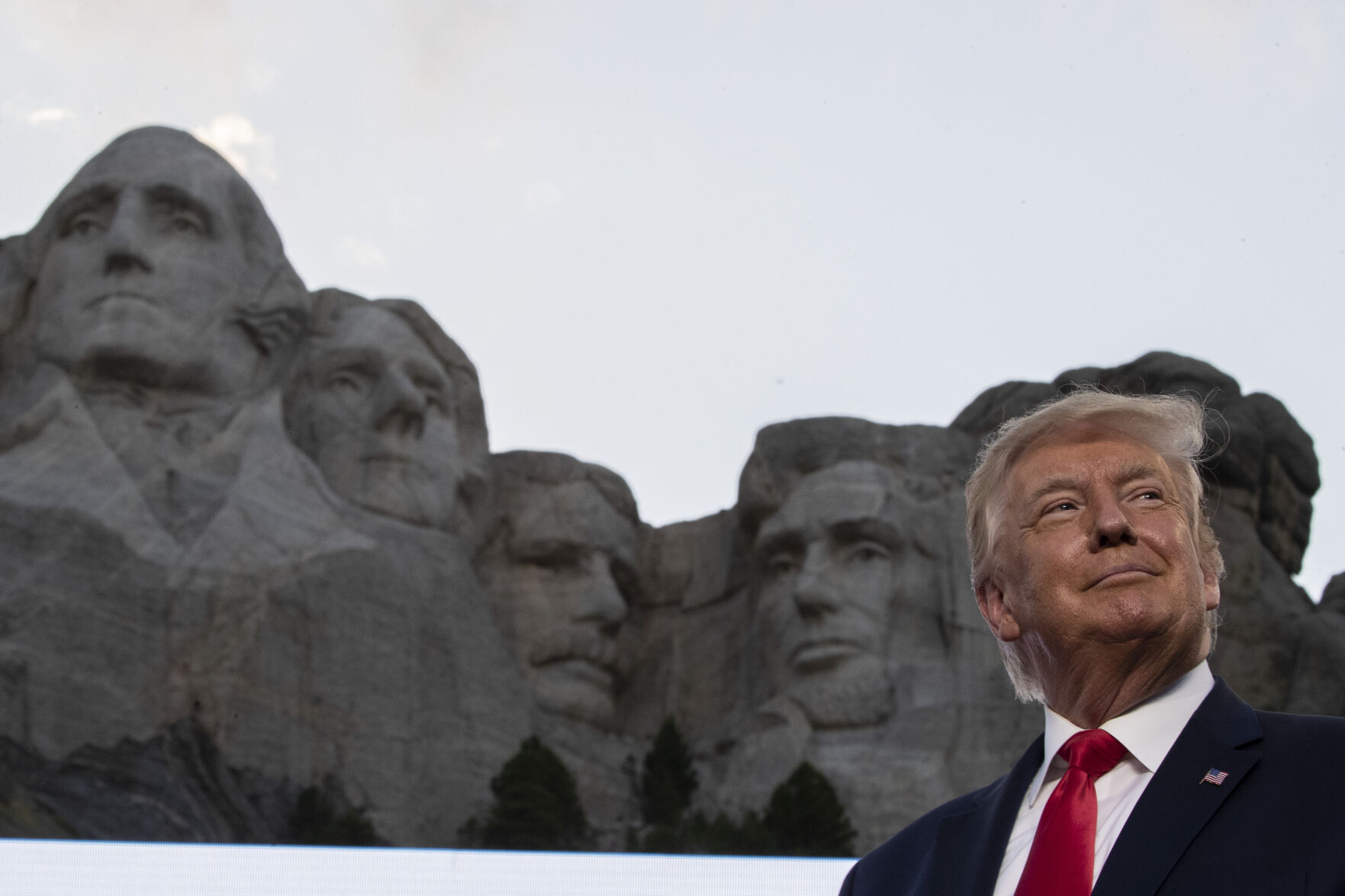 APTOPIX Trump Rushmore